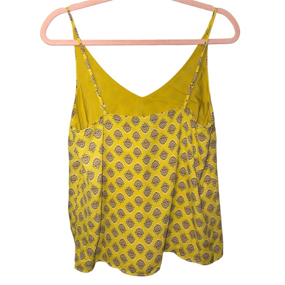 Banana Republic Yellow W/ Decorative Motif Patterned Top - Picture 2 of 6